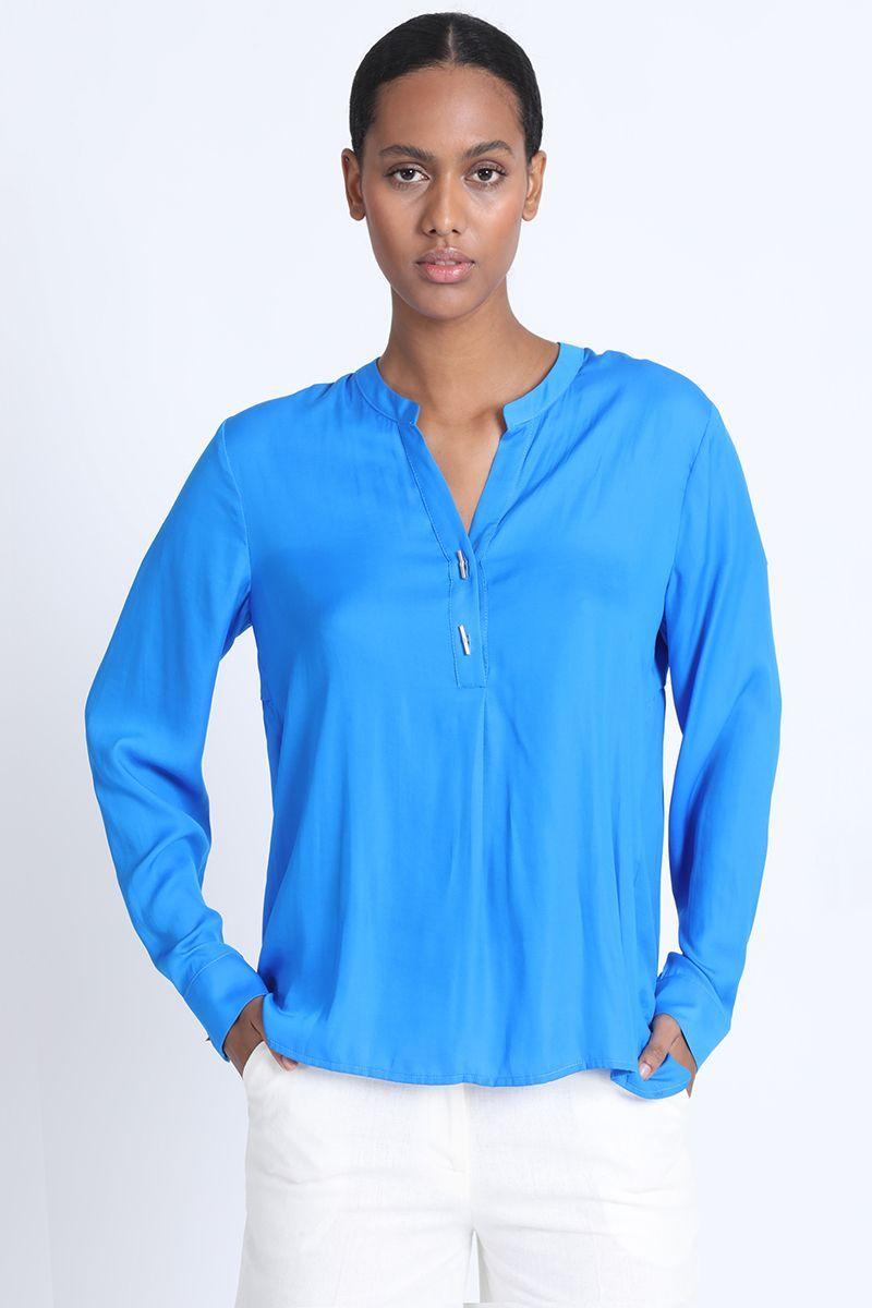 Camisa Satin Oceano Liola-0