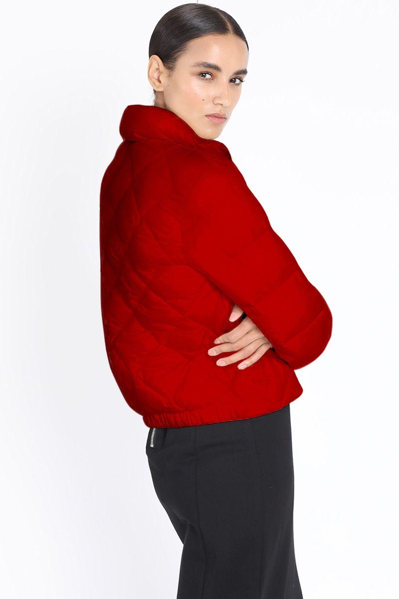 Parka Corta Tipo Bomber, Rojo Liola-5