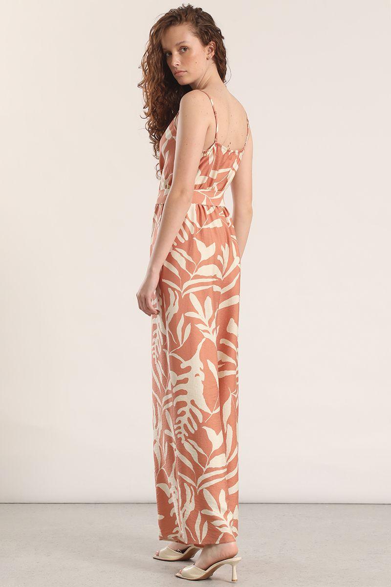 Enterito ancho estampado liola mujer beige-6