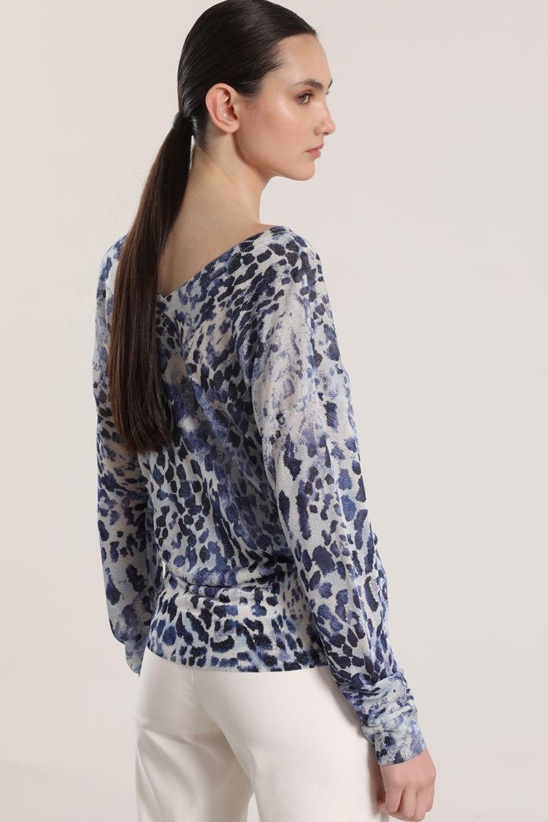 Tejido estampado liola mujer azul-3