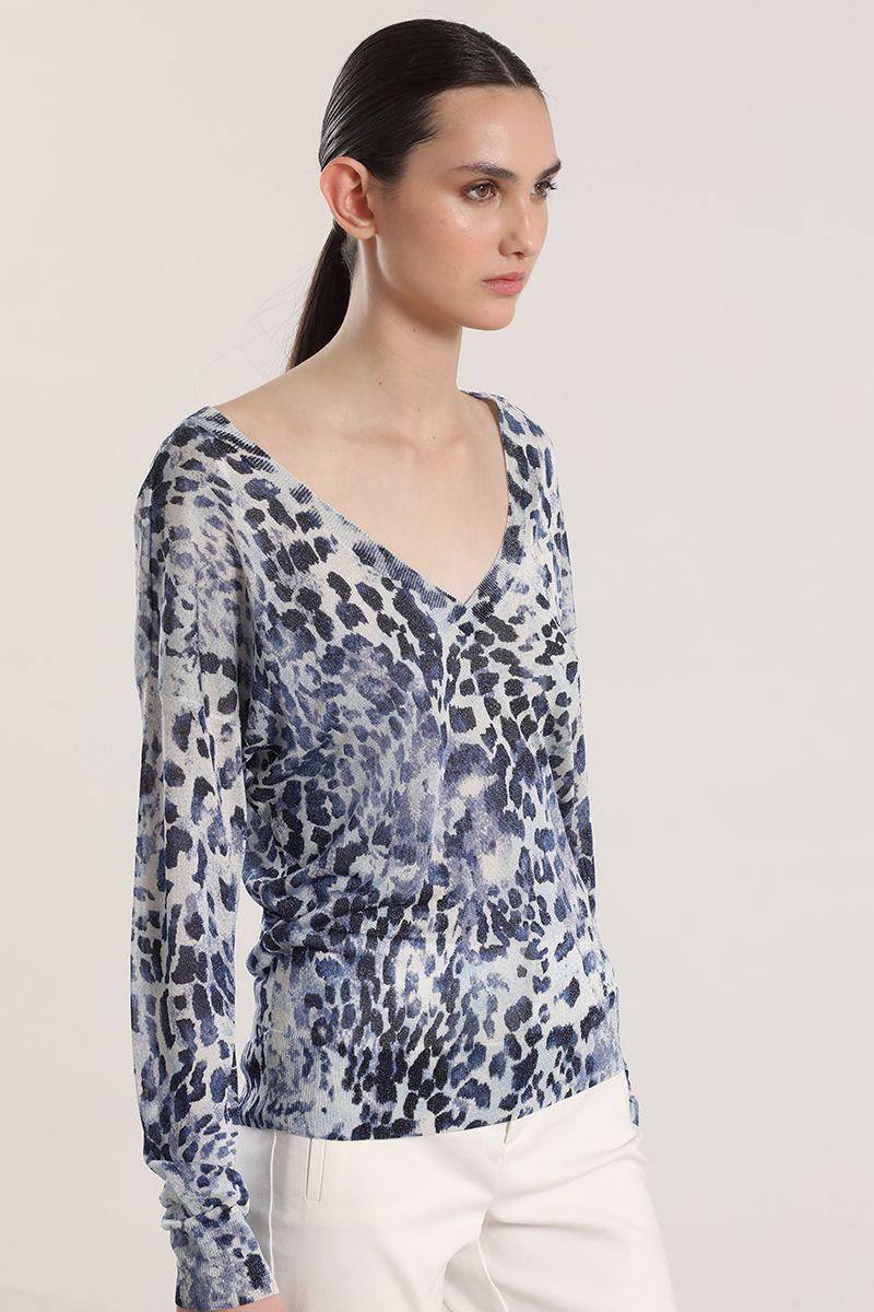 Tejido estampado liola mujer azul-5