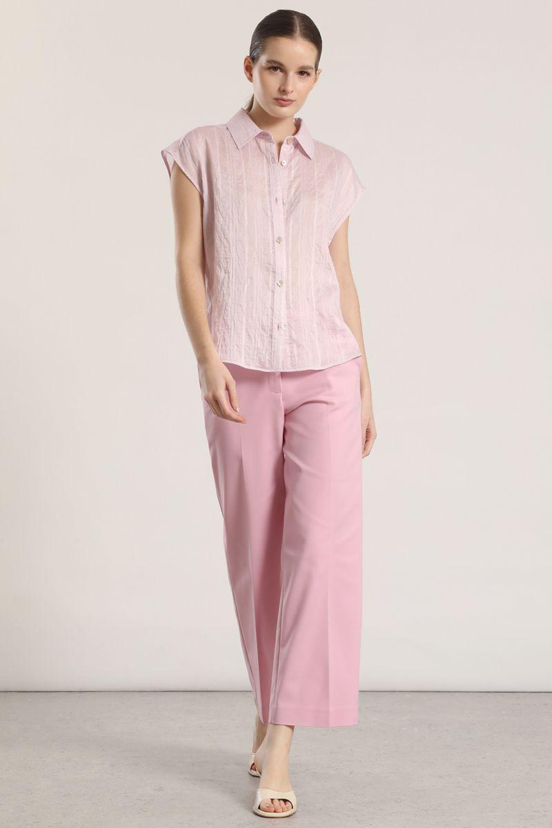 Blusa voile Liola mujer rosa-1