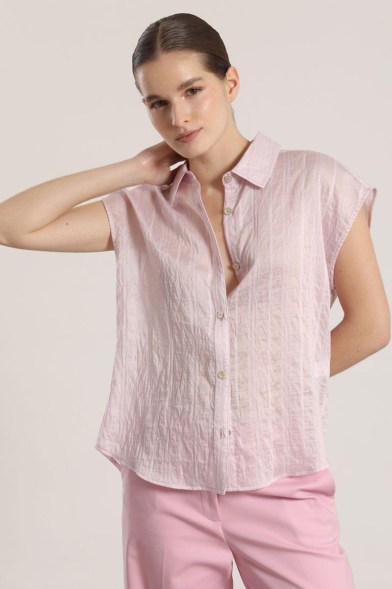 Blusa voile Liola mujer rosa-6