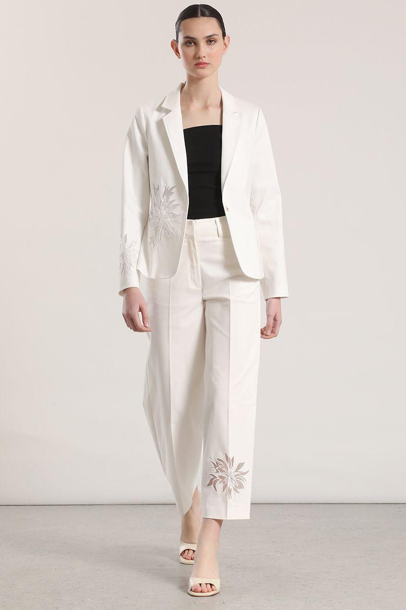 Blazer bordado Liola mujer crudo-1