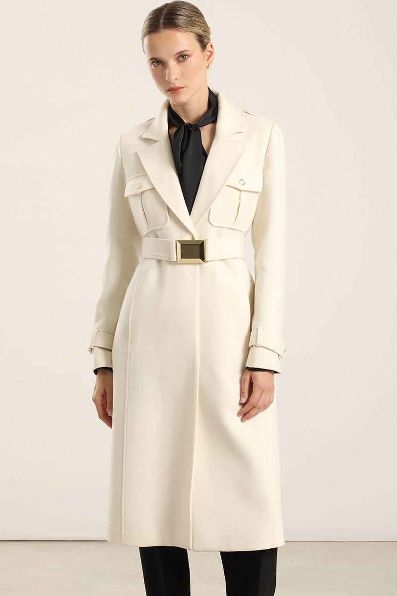 Abrigo Largo Cargo, Muflon Crudo Liola-0