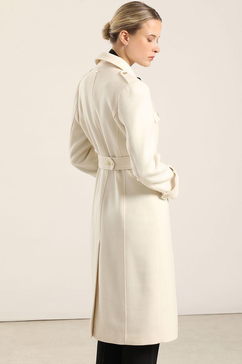 Abrigo Largo Cargo, Muflon Crudo Liola-5