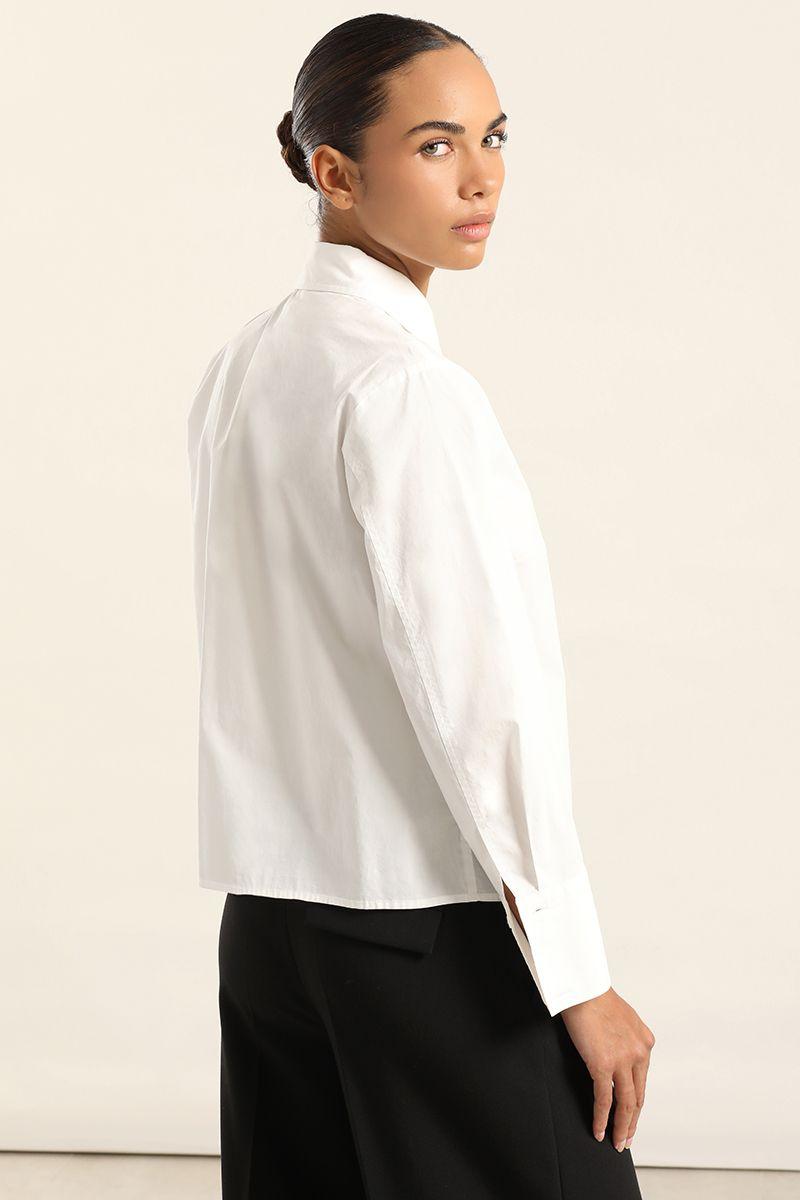 Camisa Algodon, Boton Joya, Crudo Liola-3