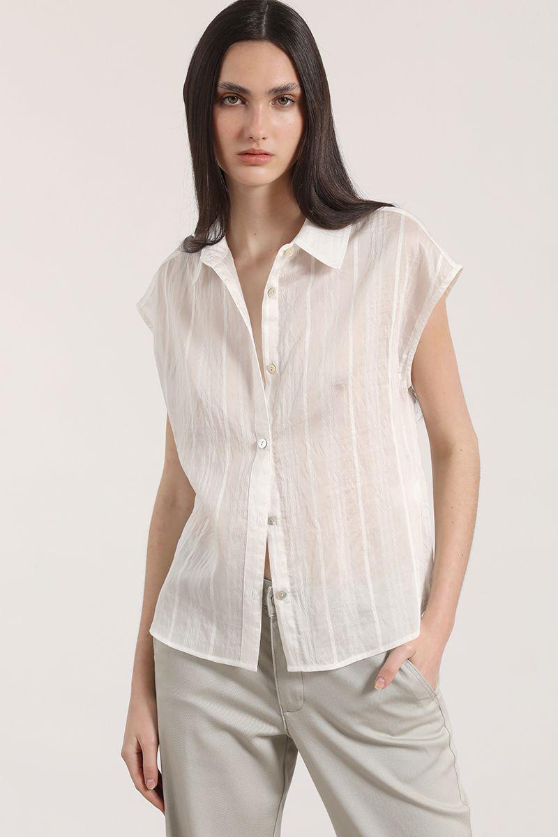 Blusa voile Liola mujer crudo-2