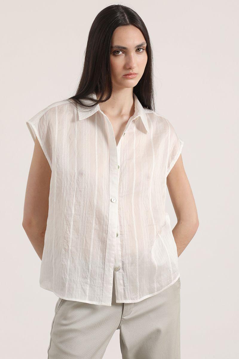 Blusa voile Liola mujer crudo-3