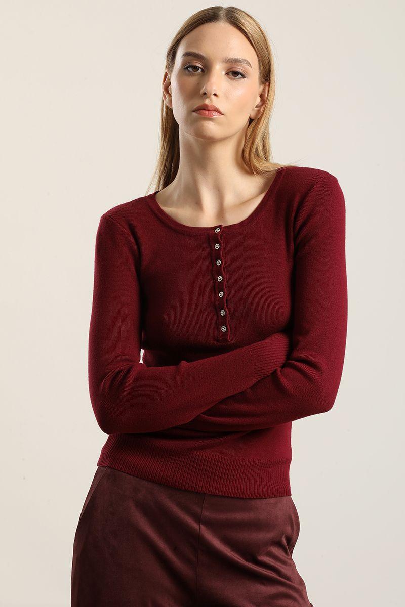 Jersey Punto Basico, Burdeo Liola-5