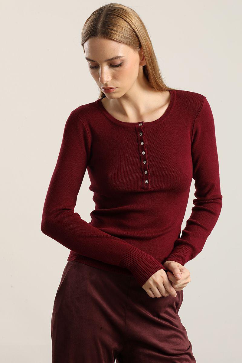 Jersey Punto Basico, Burdeo Liola-0