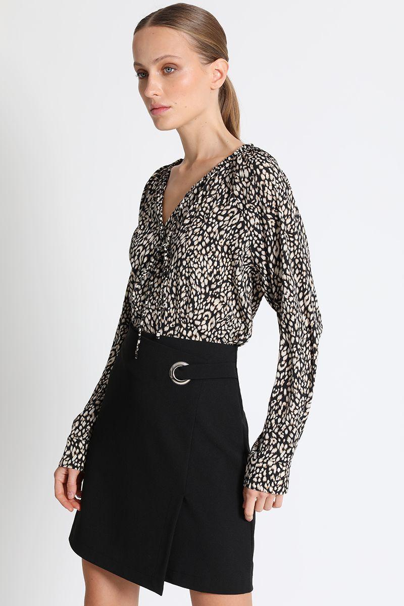 Blusa Estampada  Negro Liola-2