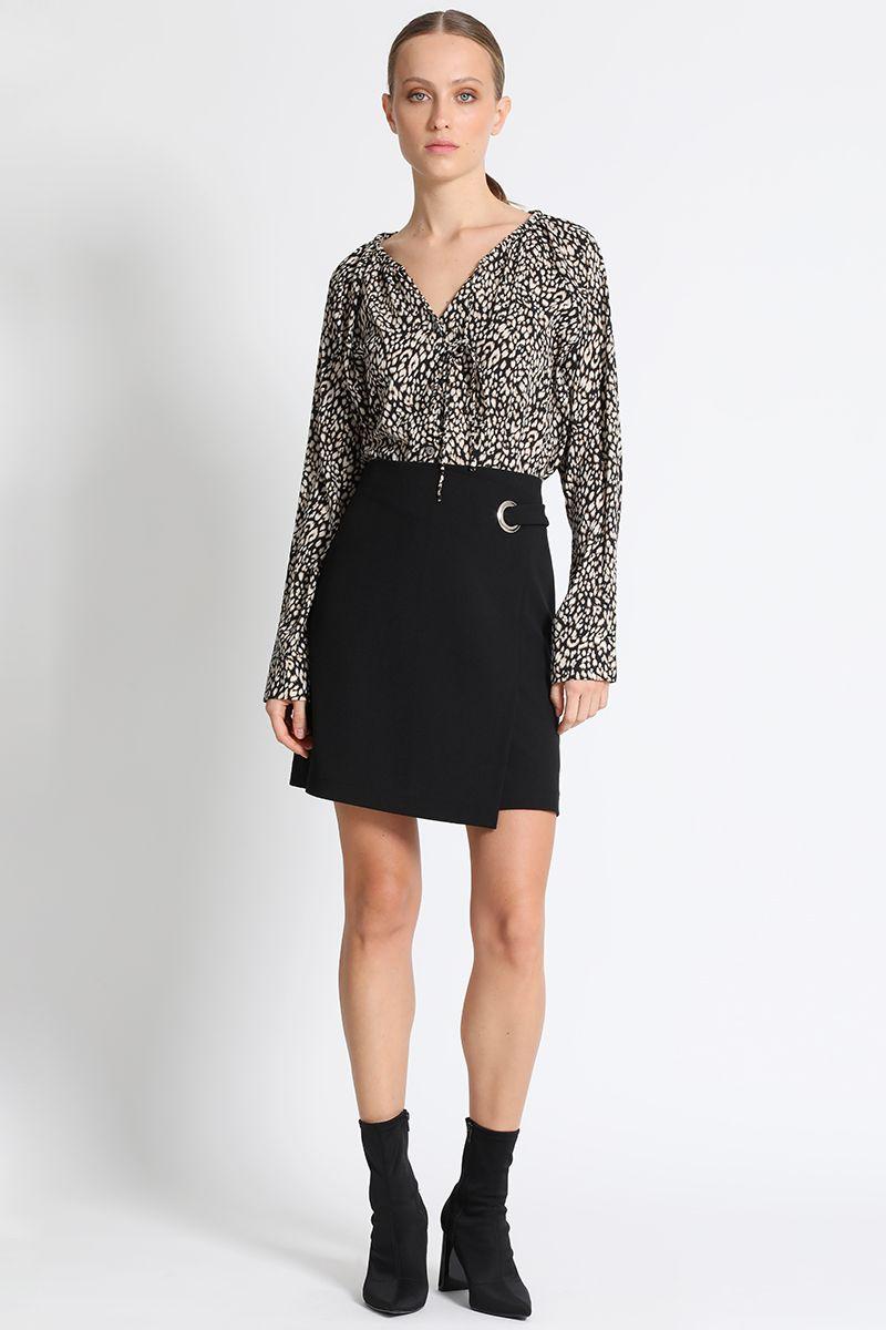 Blusa Estampada  Negro Liola-3