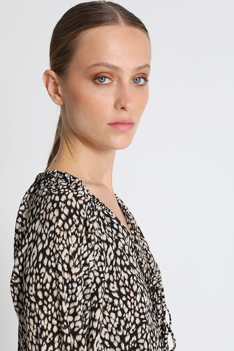 Blusa Estampada  Negro Liola-5