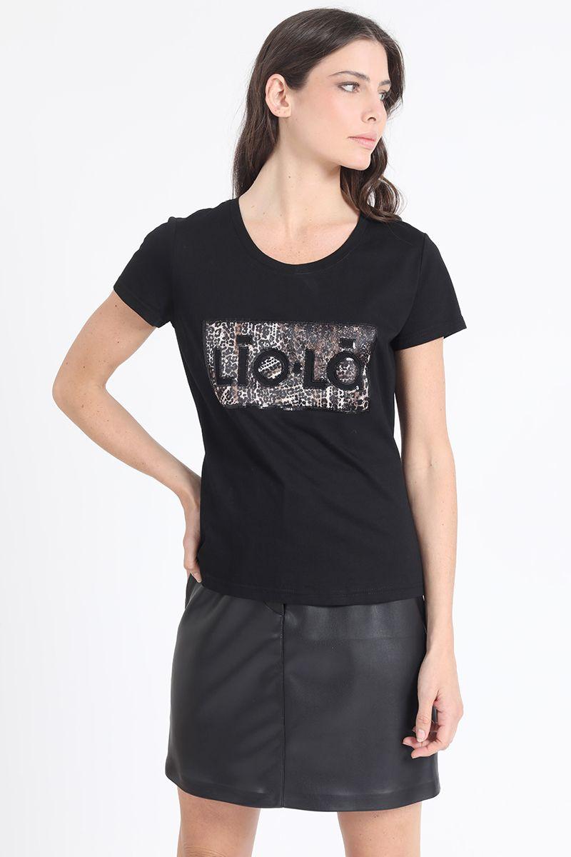 Polera Algodón, Parche Animal Print Liola, Crudo Liola-3
