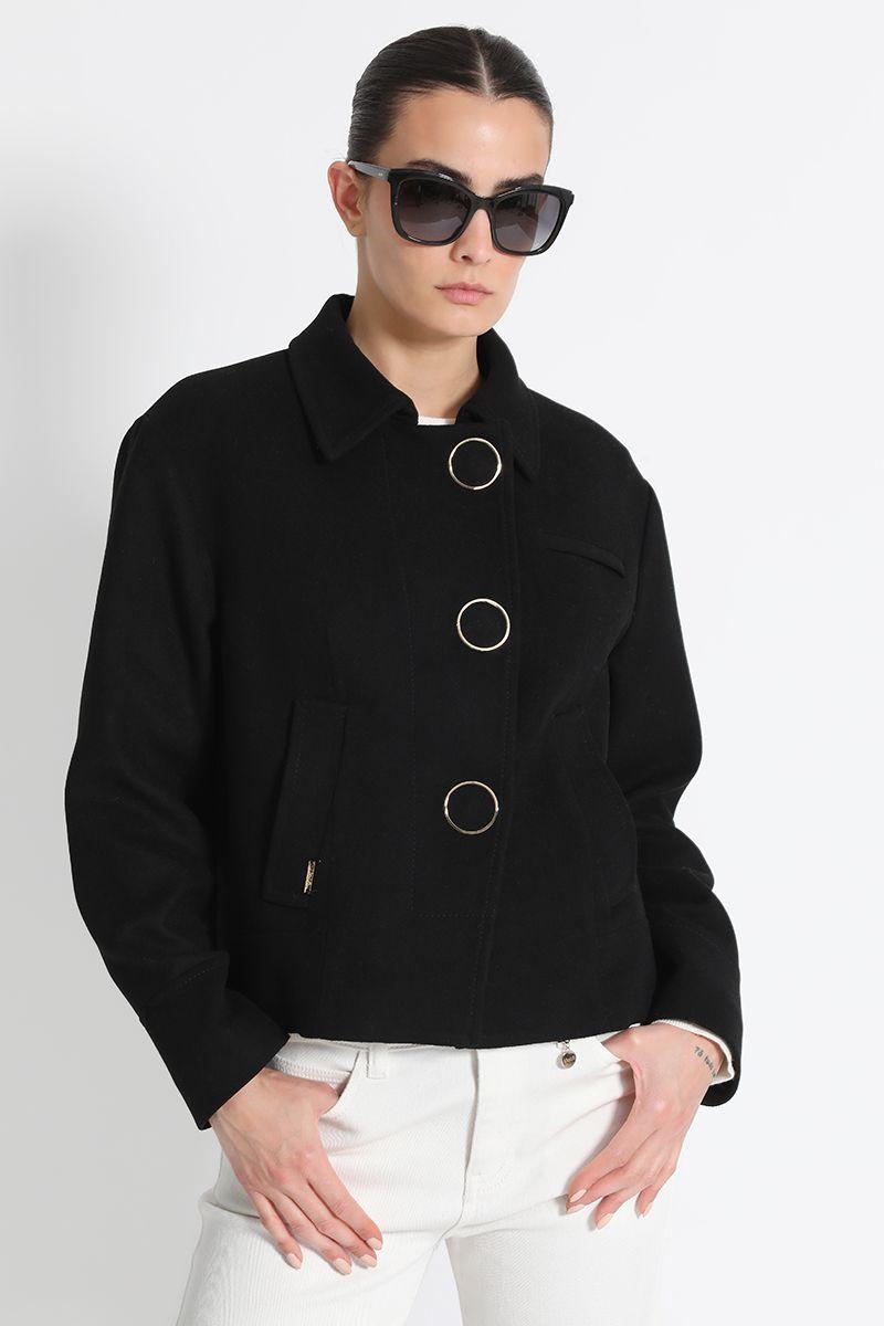 Chaqueta Corta Negra Liola-0