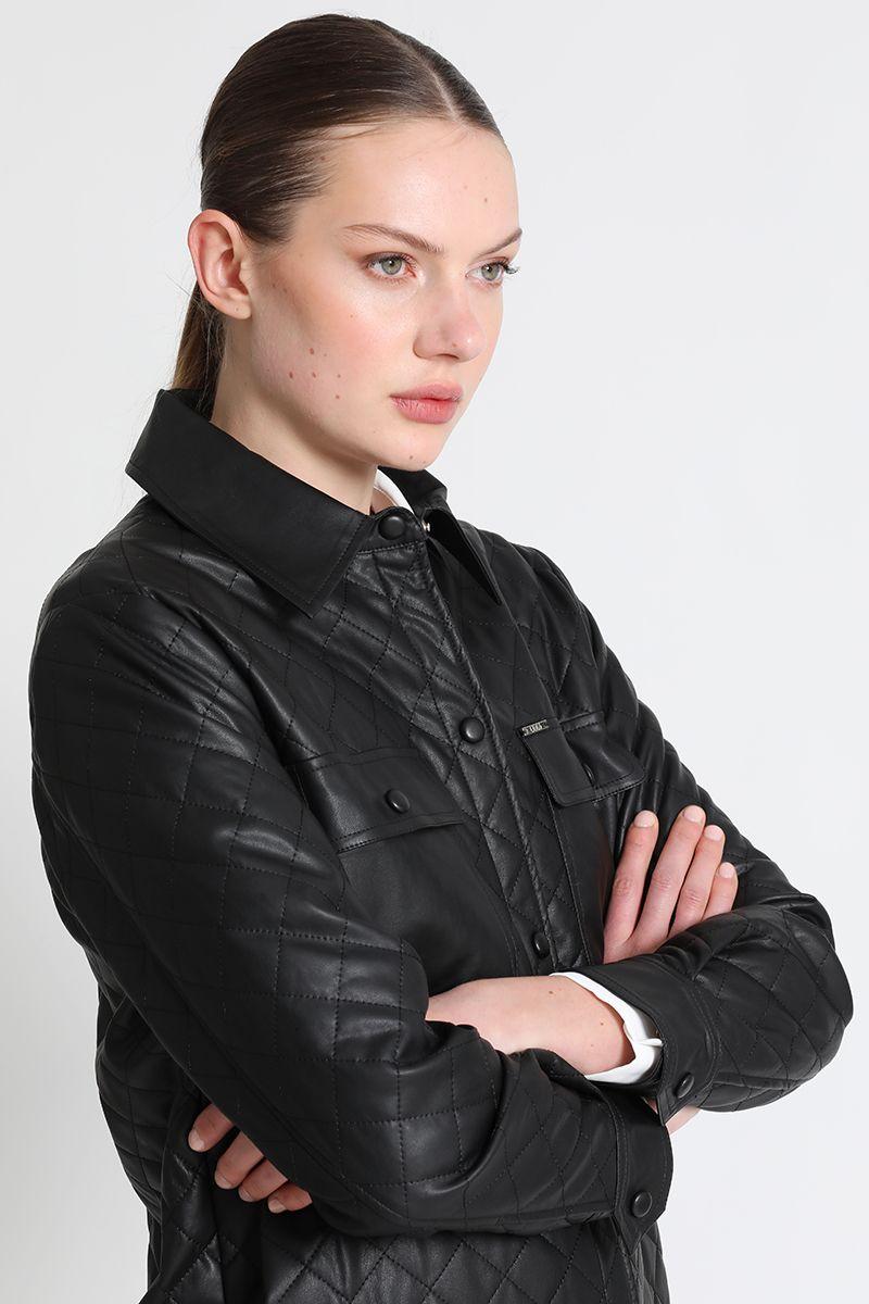 Sobrecamisa Cuerina Negro Liola-1