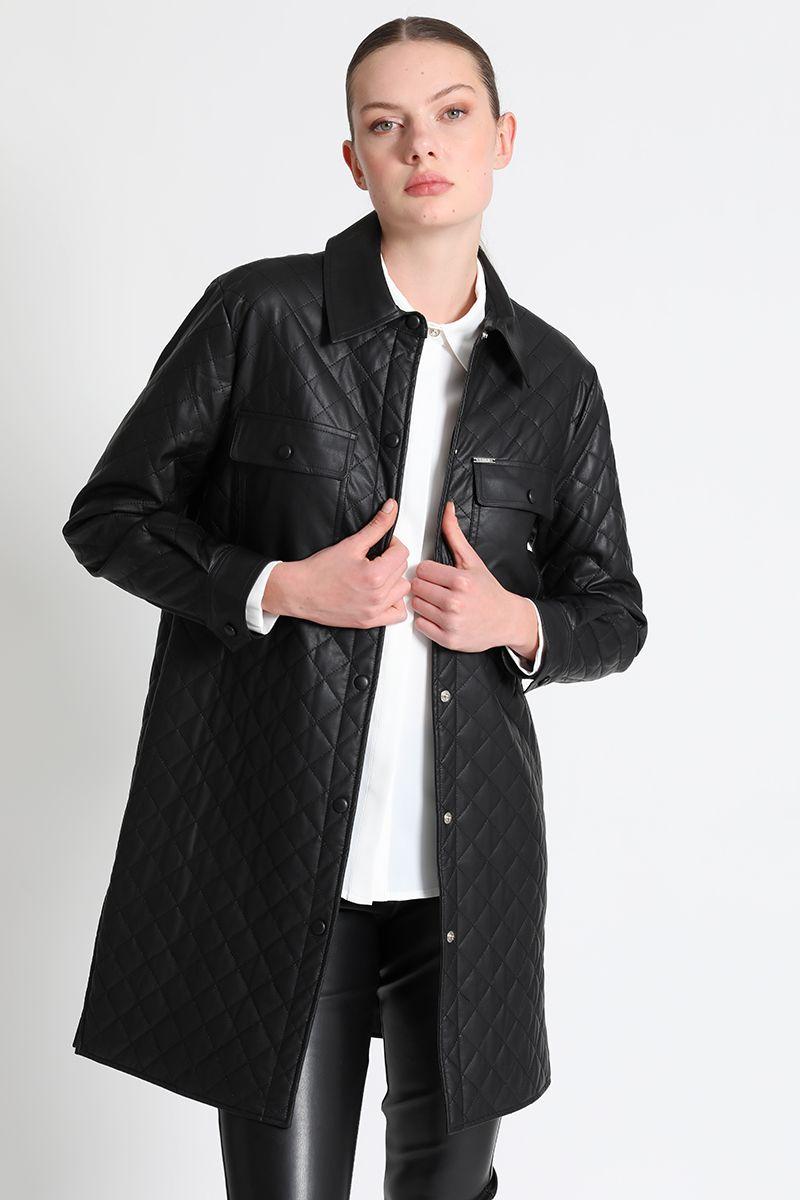 Sobrecamisa Cuerina Negro Liola-3