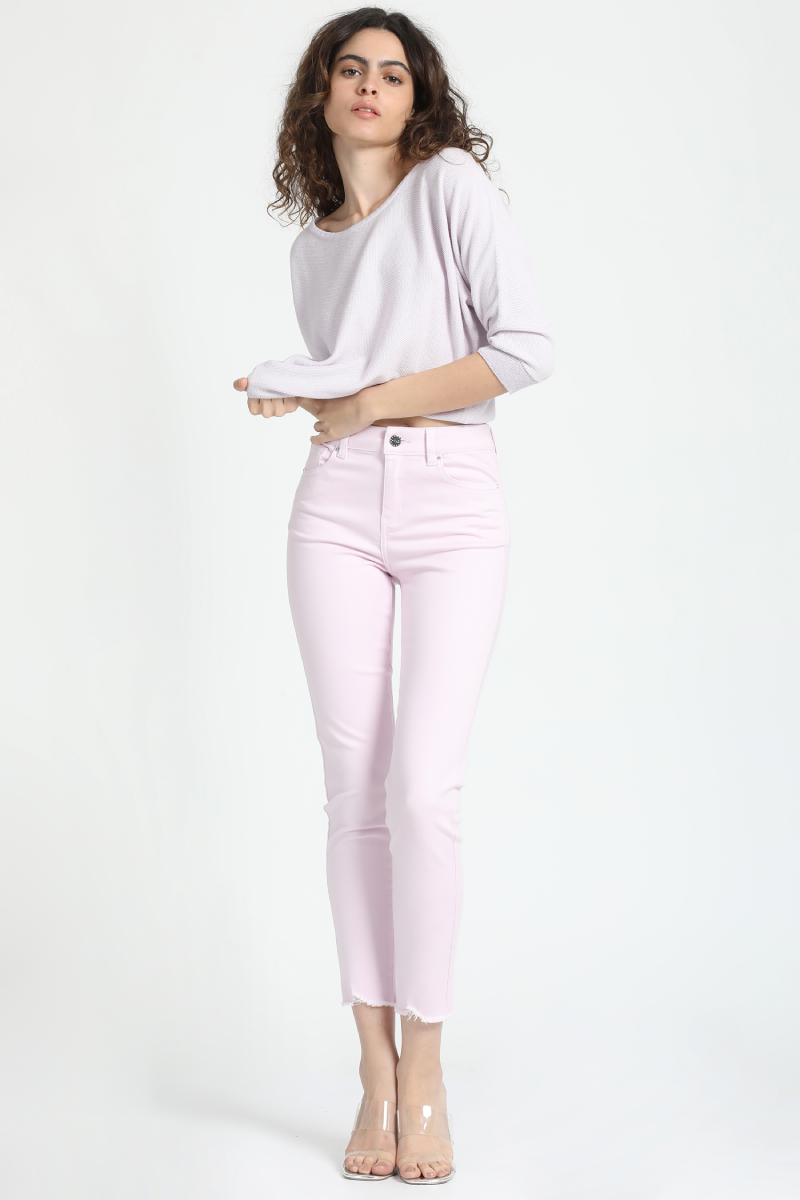 Pantalon Pitillo Push Up, Lila Liola-1