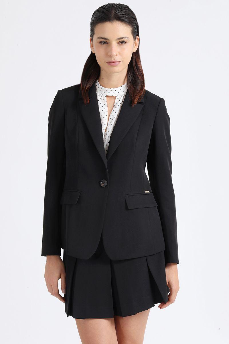 Blazer Clásico Negro Liola-0