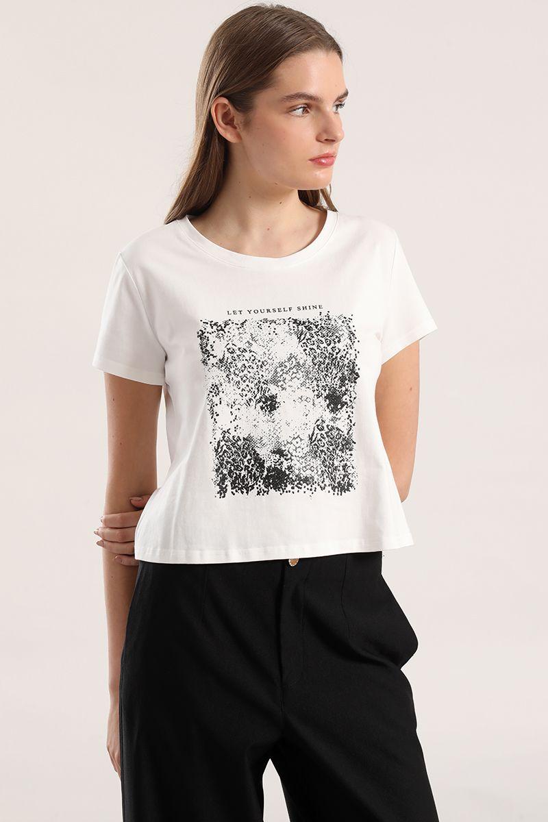 Polera estampado animal liola mujer crudo-3
