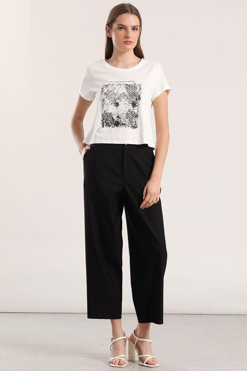 Polera estampado animal liola mujer crudo-5