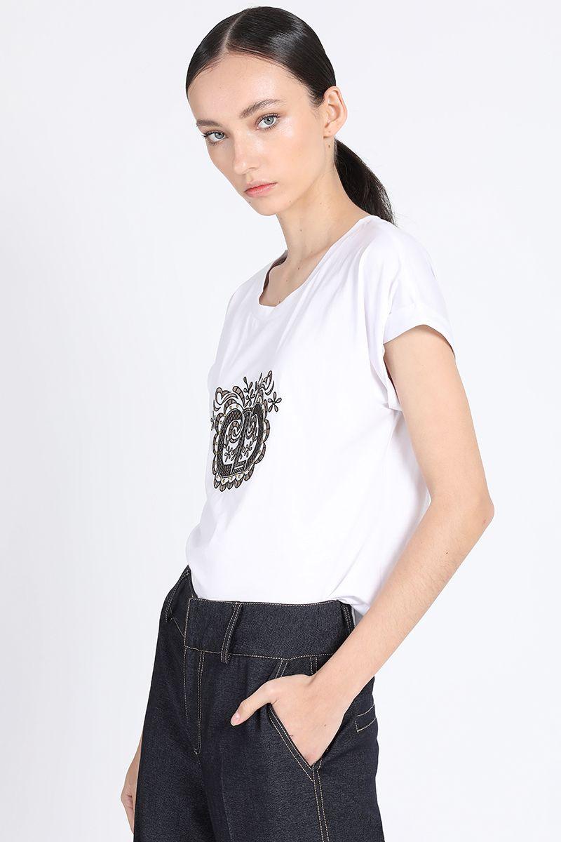 Polera Con Bordado, Crudo Liola-3