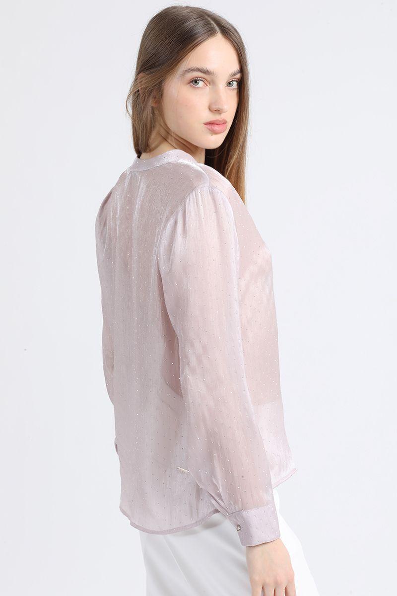 Blusa Fantasia Strass, Rosa Liola-3