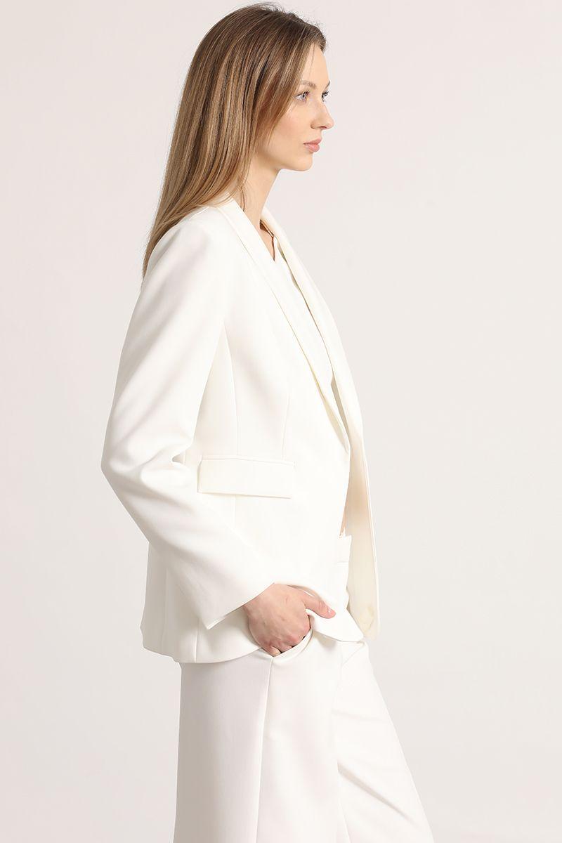 Blazer entallado smoking Liola mujer crudo-4