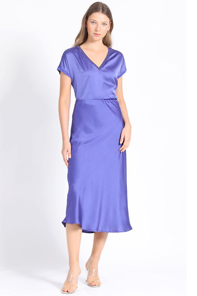 Polera Satin Mix, Ciruela Liola-2