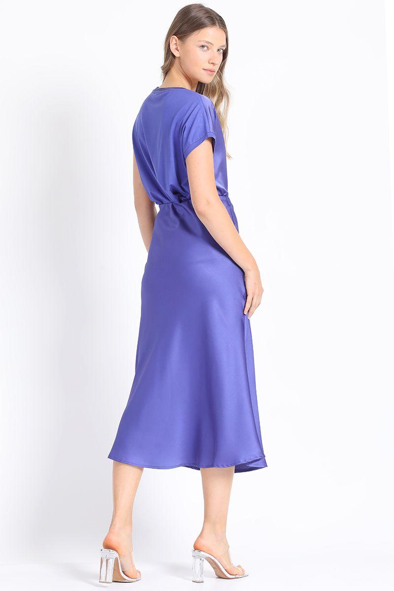 Polera Satin Mix, Ciruela Liola-4