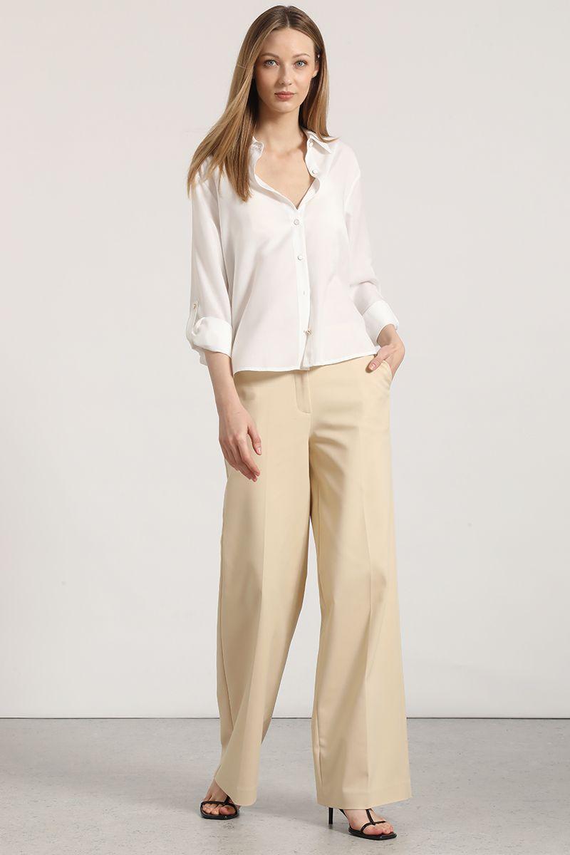 Blusa básica Liola mujer crudo-3