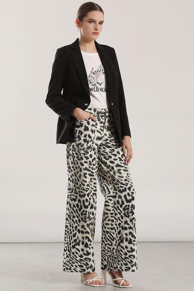 Polera algodón mujer Liola crudo-1