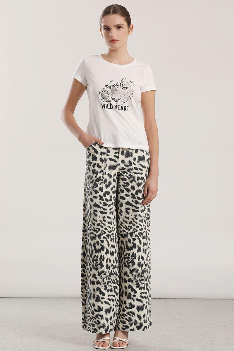 Polera algodón mujer Liola crudo-3