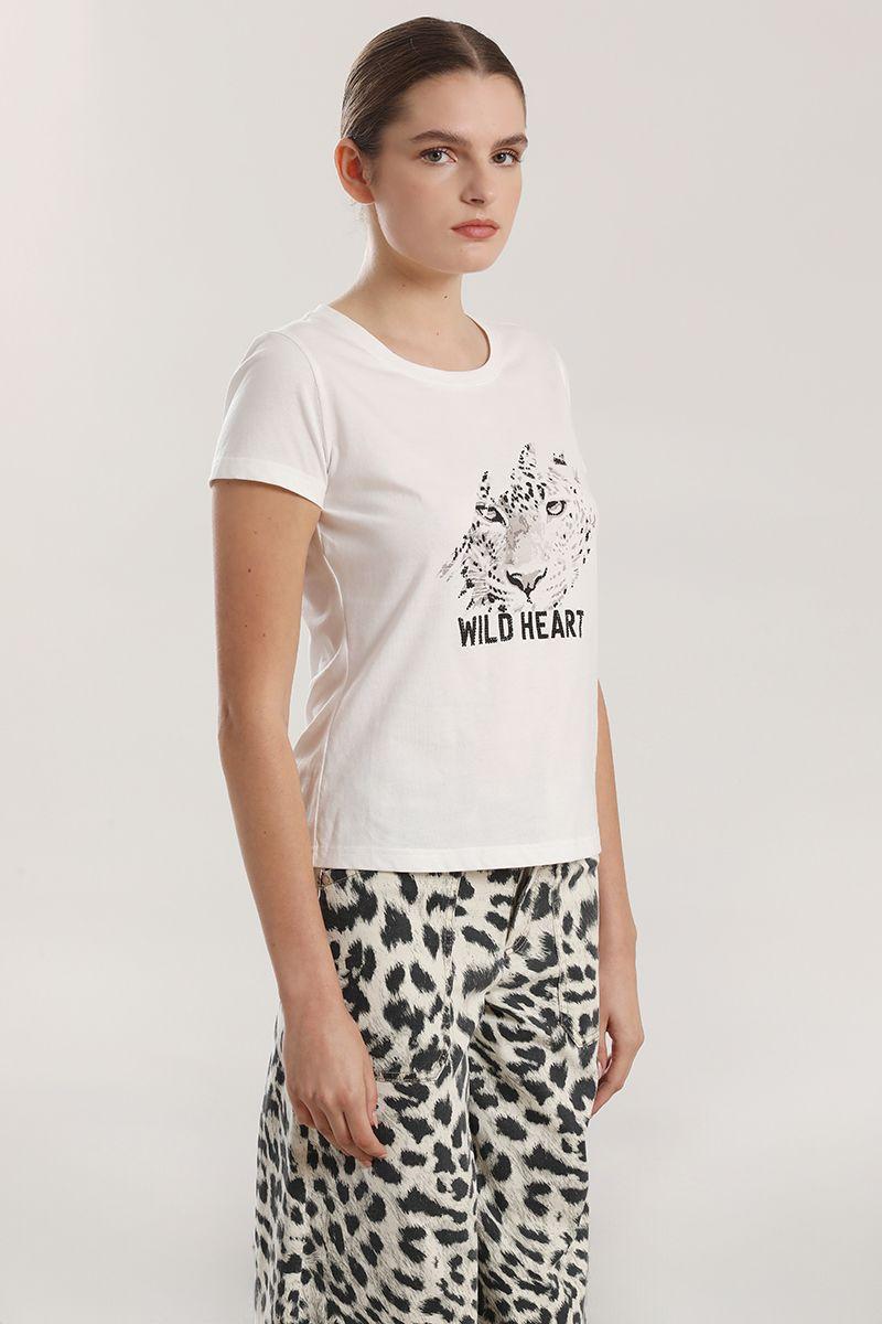 Polera algodón mujer Liola crudo-4