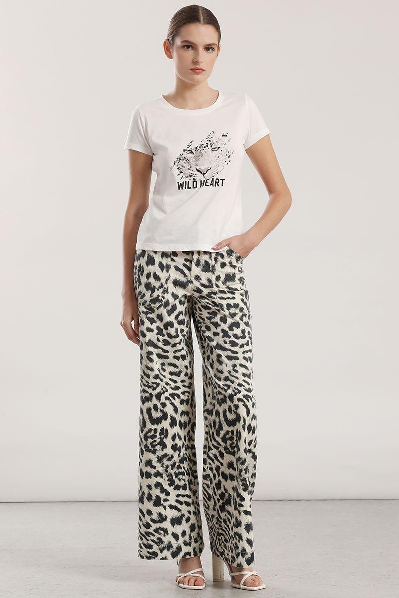 Polera algodón mujer Liola crudo-5