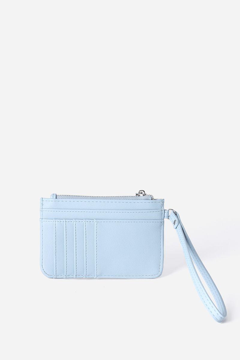 Monedero acolchado tachas liola celeste-2