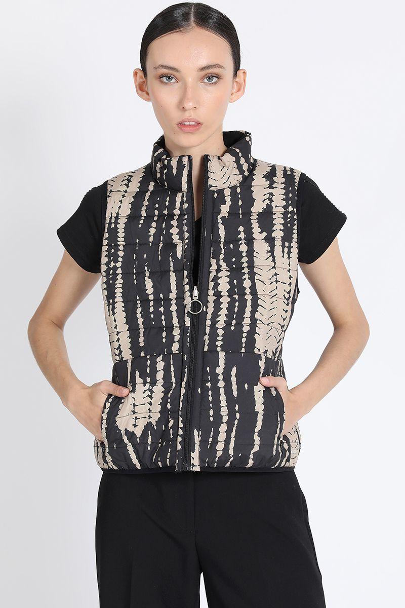 Parka Reversible Con Estampado, Negro Liola-0