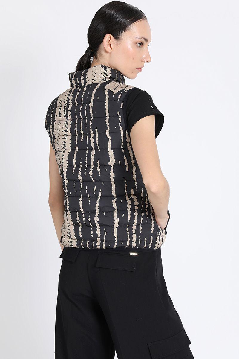 Parka Reversible Con Estampado, Negro Liola-4