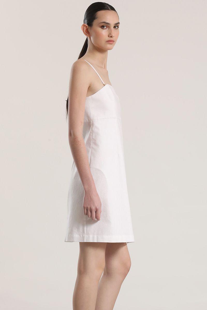 Vestido lino Liola mujer crudo-5
