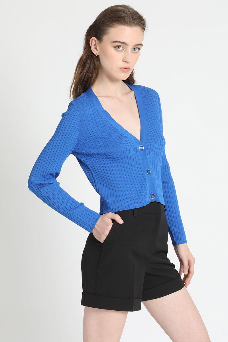 Jersey Tejido Boton Joya, Oceano Liola-1