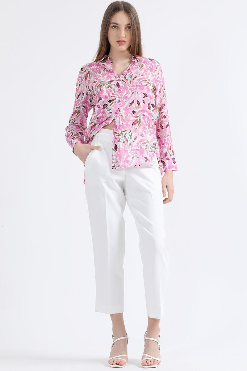 Blusa Estampado Floral, Rosa Liola-1