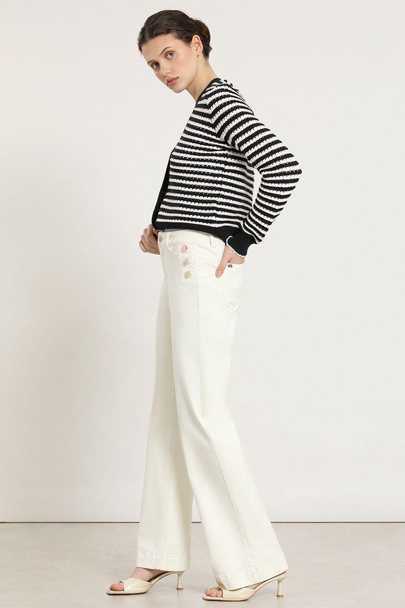 Jeans color bootcut, crudo Liola-2
