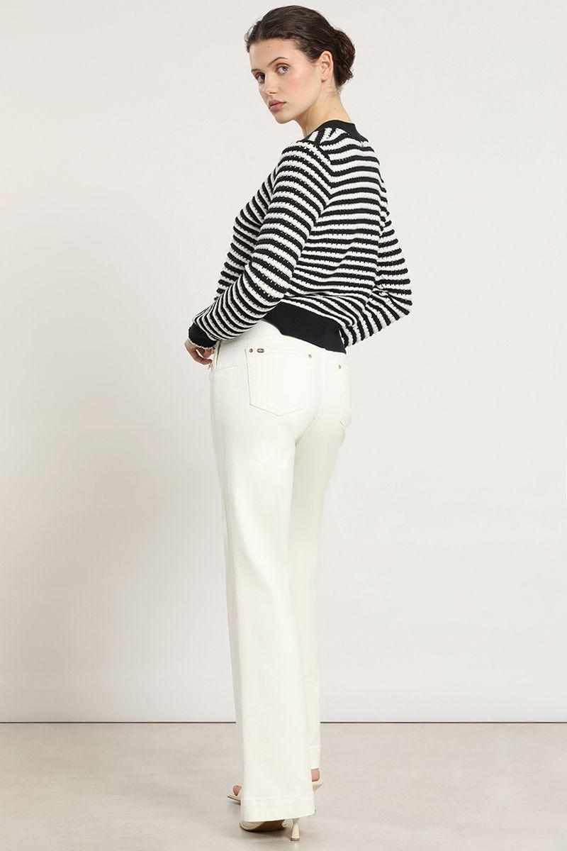 Jeans color bootcut, crudo Liola-4