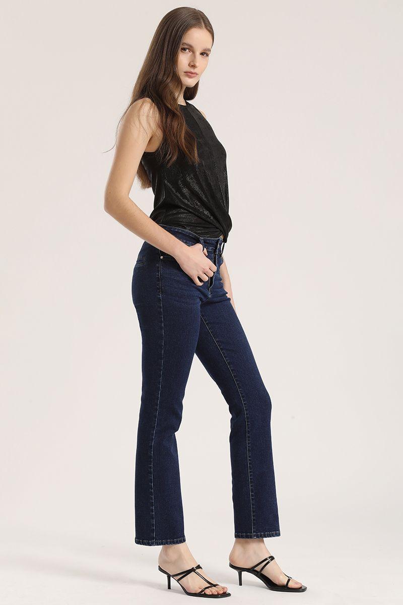 Jeans slim Liola mujer azul-3