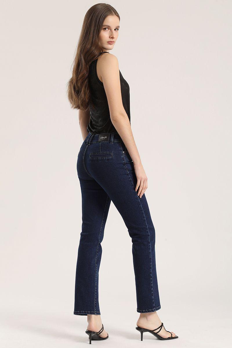 Jeans slim Liola mujer azul-4