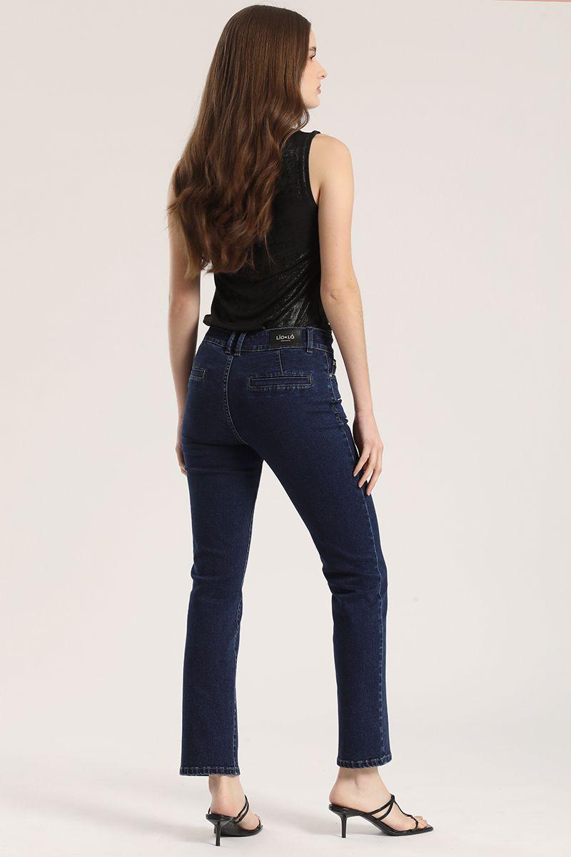 Jeans slim Liola mujer azul-6