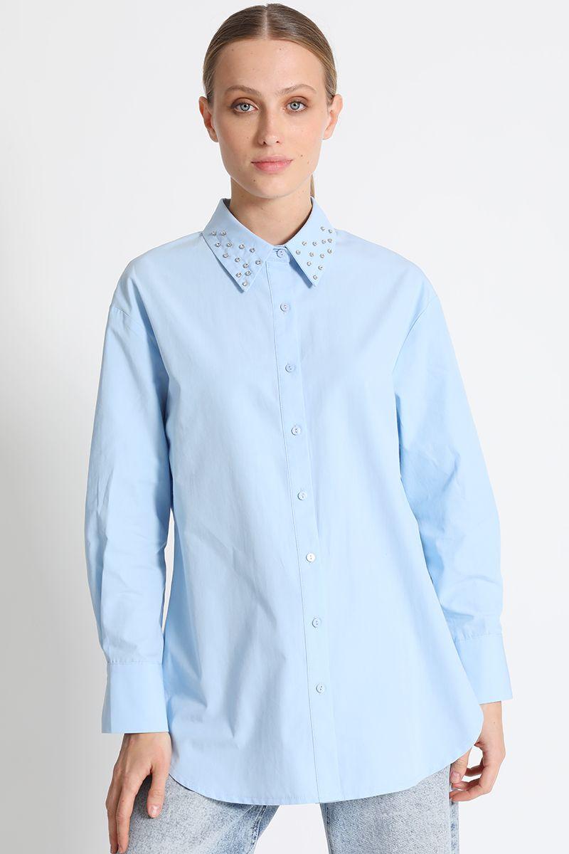 Blusa Camisera Strass Celeste Liola-0