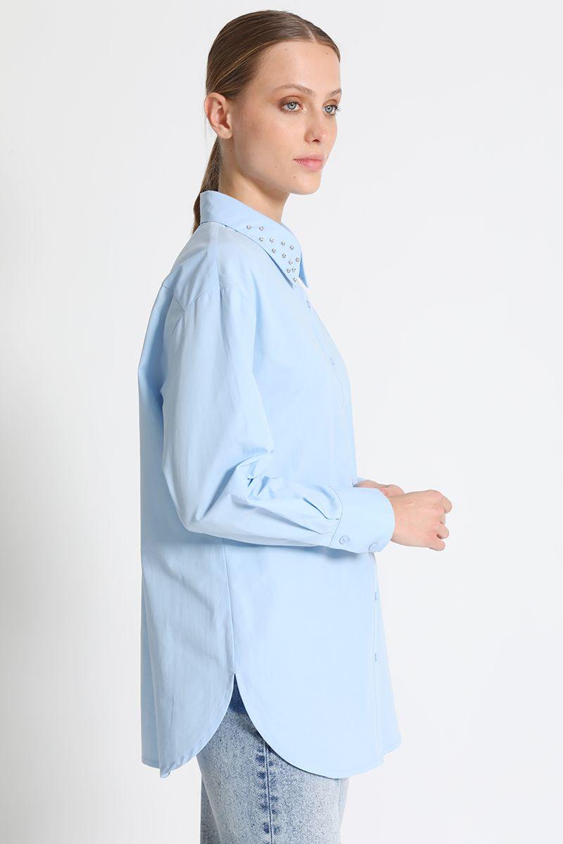 Blusa Camisera Strass Celeste Liola-1