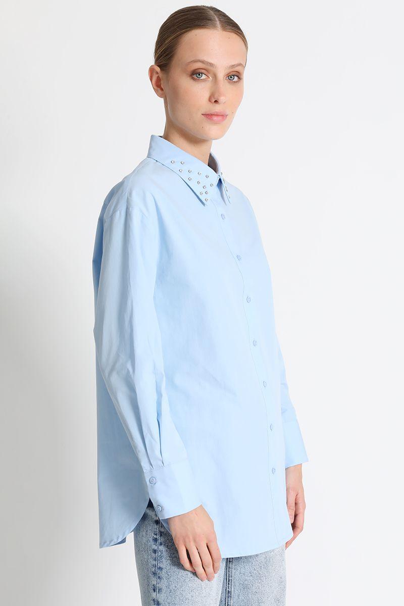 Blusa Camisera Strass Celeste Liola-2